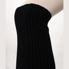 Ballet Knit Leg Warmers - Black