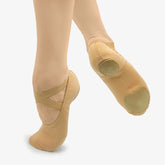 Girl's "Bliss" Split Sole Stretch Canvas Ballet Shoe