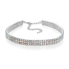 3 Row Flexi-Choker with extender chain (xsmall)