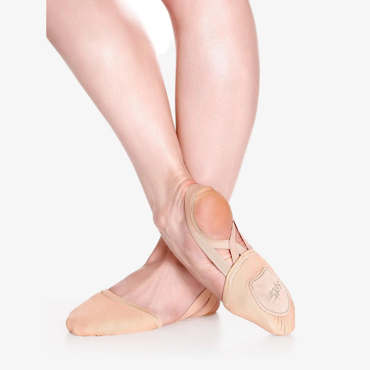 Stretch Canvas Half Sole Turn Shoe