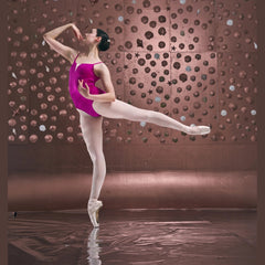 Coco High Cut Cami Leotard - Sugar Gloss