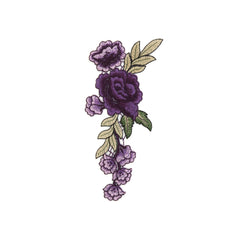 De Rosas Embroidered Iron-On Appliques