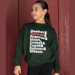 Reindeer Names Sweatshirt