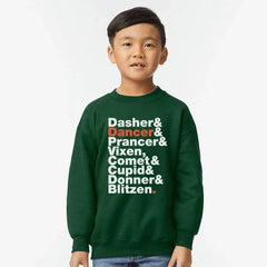 Reindeer Names Sweatshirt