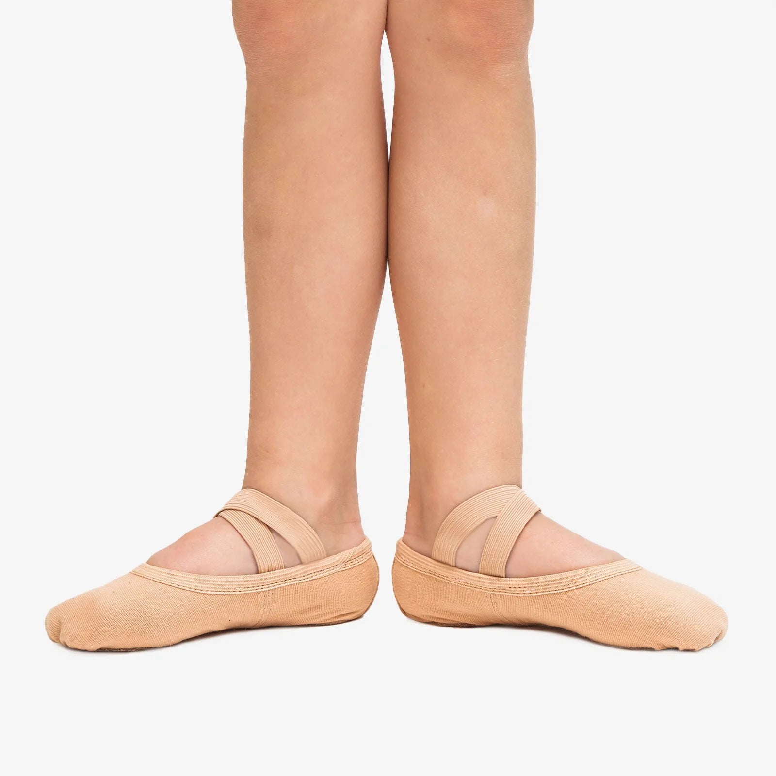 Girl's "Bliss" Split Sole Stretch Canvas Ballet Shoe