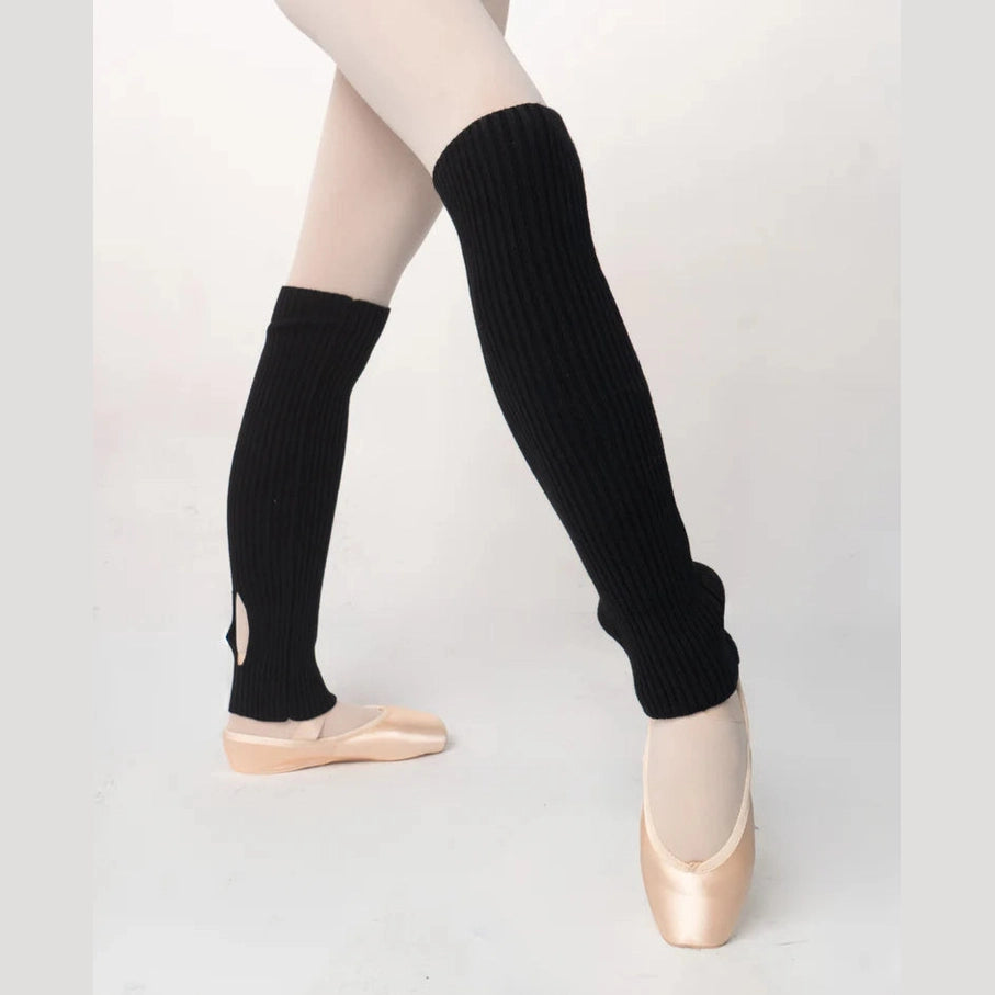 Ballet Knit Leg Warmers - Black