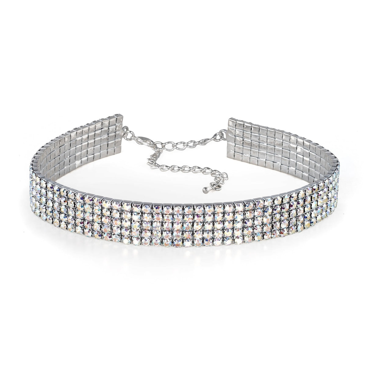 5 Row Flexi-Choker with extender chain
